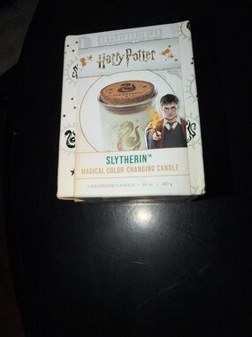 MIB Harry Potter Slytherin Magical Color-Changing Candle - Green/Cream